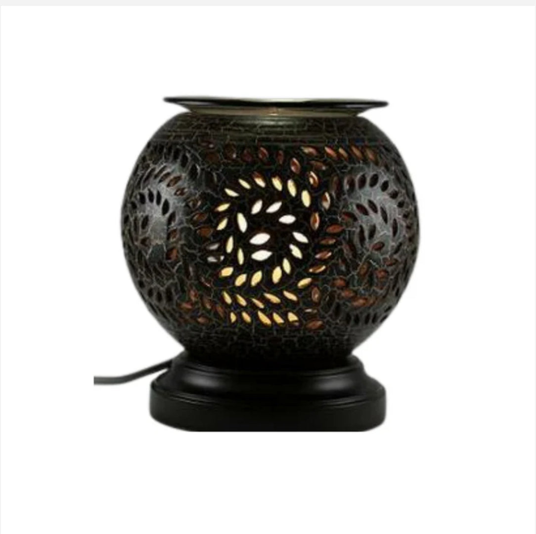 POTTERY WOOD ELECTRIC OIL BURNER