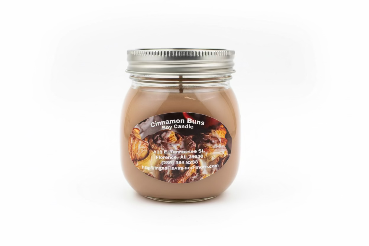CINNAMON BUNS 5oz SOY CANDLE