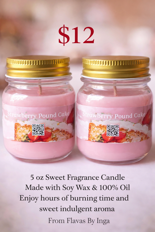 STRAWBERRY POUND CAKE